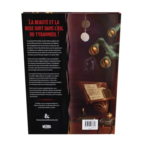 WIZARD OF THE COAST Dungeons & Dragons Le Guide Complet de Xanathar - 5th Edition Expansion for Ages 12+ [FRENCH]