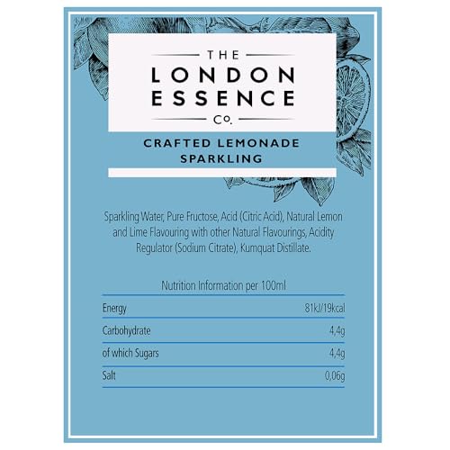 THE LONDON ESSENCE CO. Crafted Lemonade Sparkling Drink (150ml Can, Pack of 6)