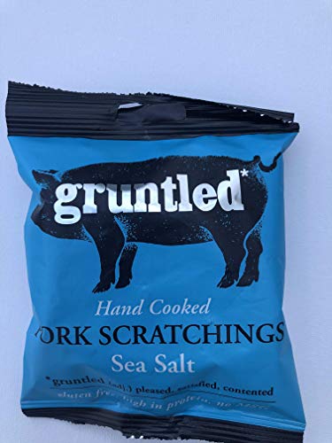 Gruntled Premium Pork Scratchings 20 x 35g - High Protein, Gluten Free, Keto Friendly Snack