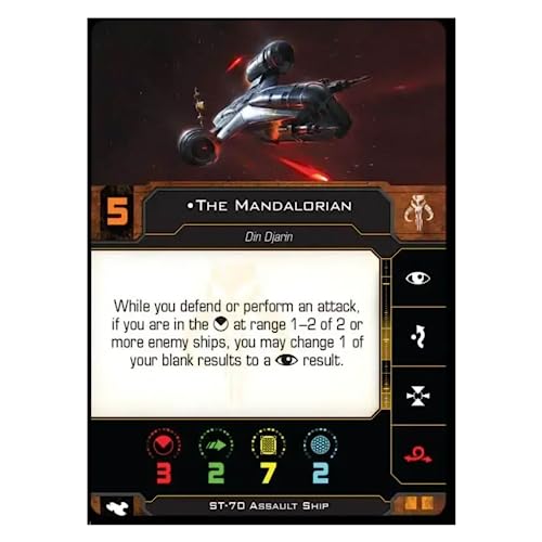 Atomic Mass Games Star Wars X-Wing 2.0 ST-70 Razor Crest Assault Ship Expansion (ATOSWZ90)