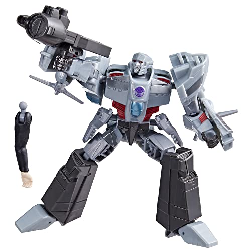 Transformers EarthSpark Megatron Deluxe Class Action Figure | 12.5cm | 11 Steps | Ages 6+