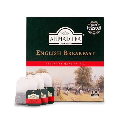 Ahmad Tea English Breakfast Tea - 100 Teabags (Pack of 12)