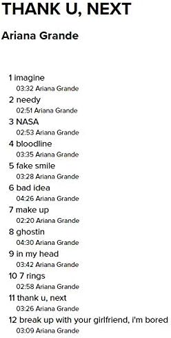 Ariana Grande - thank you, next [Audio CD] 2