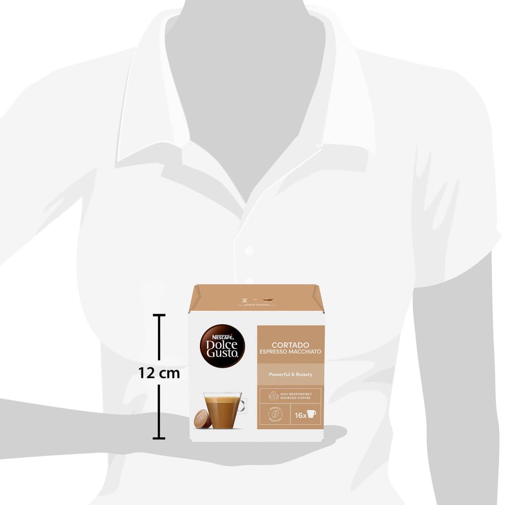 Nescafé Dolce Gusto Cortado Espresso Macchiato Coffee Pods - 16 Capsules 5