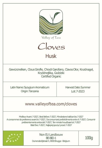Cloves Spice Organic Whole Clove - Direct from Sri Lanka - 100g