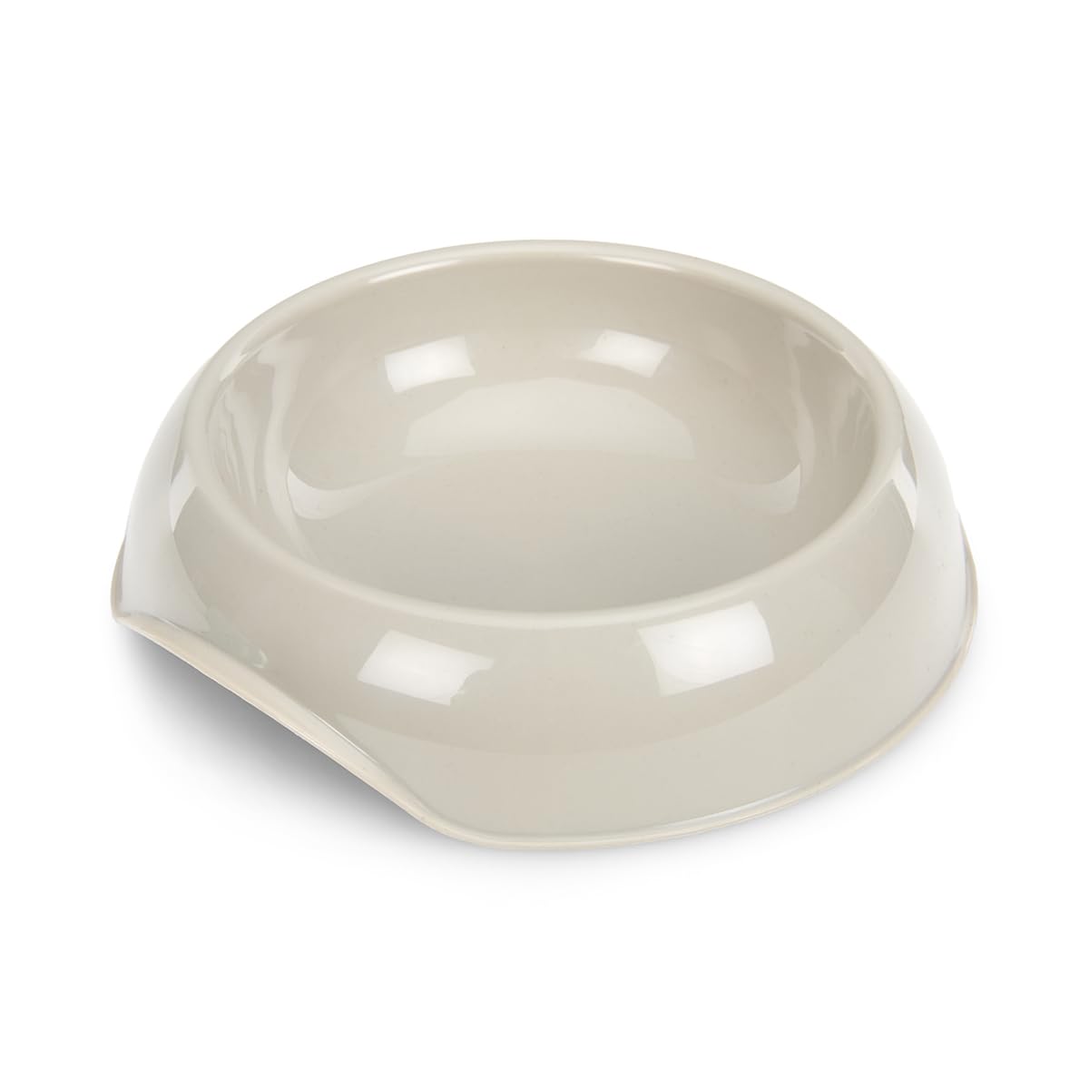 Petface Plastic Cat Bowl - 200 ml Capacity | Grey | Lightweight 1