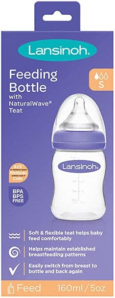 Lansinoh - Momma Feeding Bottle with NaturalWave Teat Baby Bottle (75820)