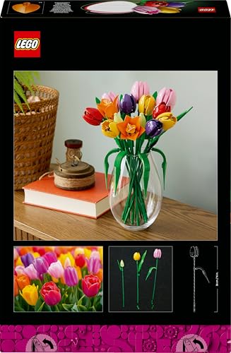 LEGO Botanicals Tulip Bouquet Building Set for Adults | 576 Pieces | Multicolor | Model 11501 9