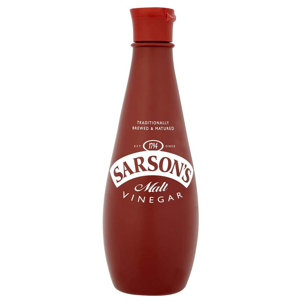 Sarson's Malt Vinegar - Traditional Brewing Since 1794 | 300g Plastic Bottle