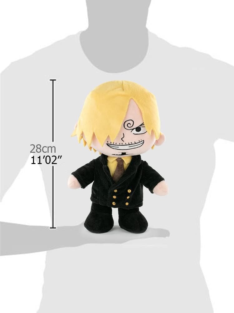 BARRADO One Piece - Soft Toy of the Characters of One Piece - 28cm, 11'02" - Luf