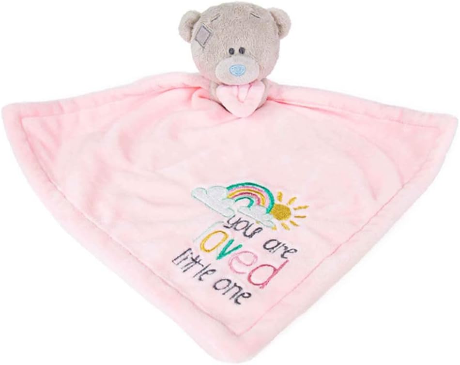 Tiny Tatty Teddy You Are Loved Baby Girl Comforter - Soft Plush Snuggle Toy for Newborns 1