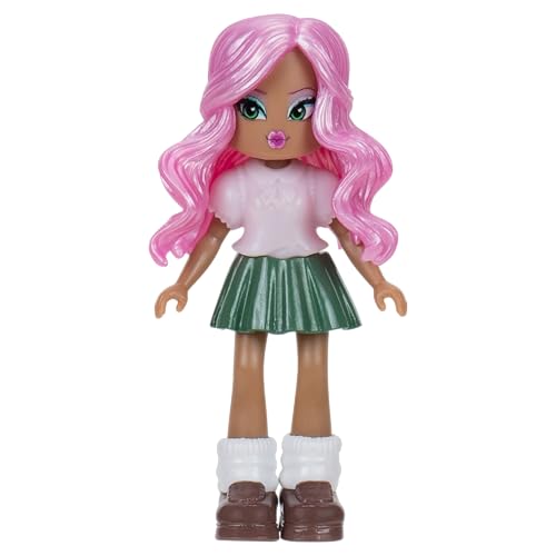 Jazwares Royale High School Spirit Fashion Pack: Science - Nature Element 3" Doll with 15 Accessories & Game Code 4
