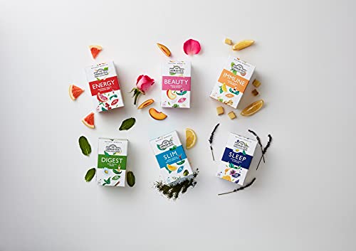 Ahmad Tea Natural Benefit Slim Infusion - Lemon, Mate & Matcha Green Tea | 20 Foil-Sealed Teabags 7