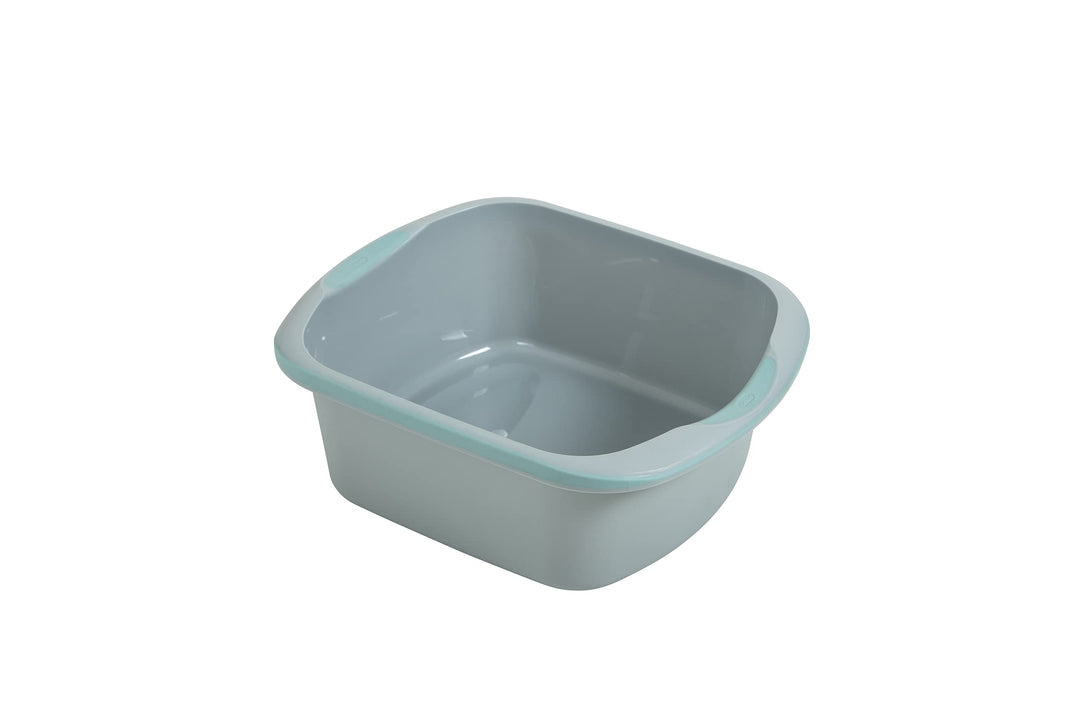 Addis Premium Soft Grip Large Rectangular Washing Up Bowl, 9.5 Litre