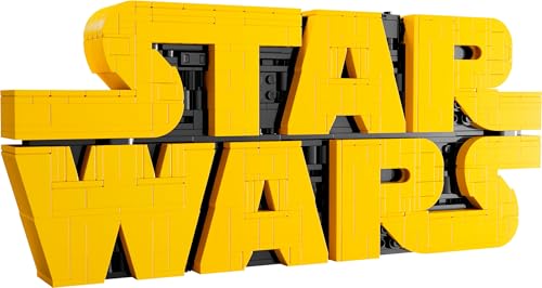 LEGO Star Wars 75407 Brick-Built Star Wars Logo - Collectible Building Set for Adults 14