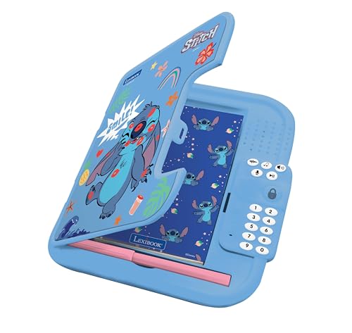 Lexibook Disney Stitch Electronic Secret Diary - Password Protected with Pen, Voice Recorder & Sound Effects, Blue 20