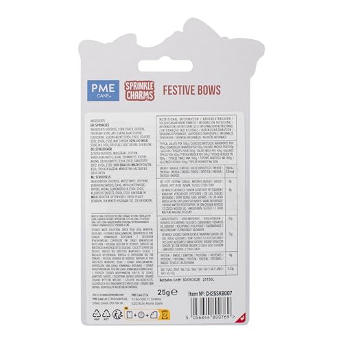PME - Christmas Sprinkle Charms Bows (25g) 5