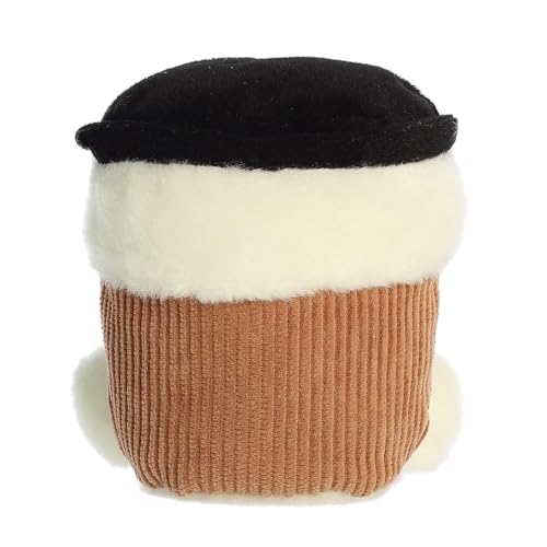 AURORA Palm Pals Essie Coffee Cup Stuffed Toy | 13cm | White & Brown | Recycled Fill 4