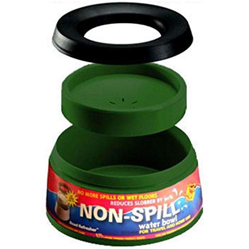 Road Refresher Non Spill Pet Water Bowl - Eliminates Spills | L | Blue 6