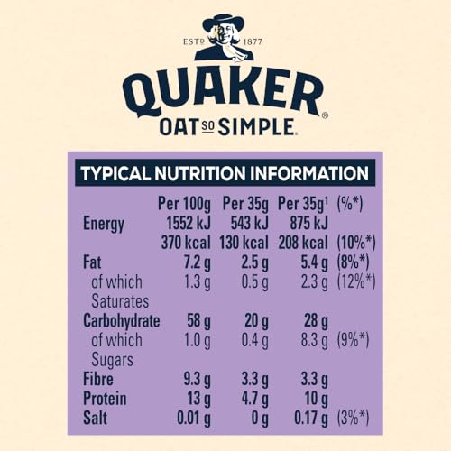 Quaker Oats So Simple Gluten Free Porridge Sachets, 10 x 35 g