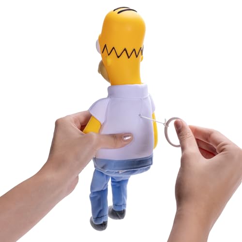 THE SIMPSONS Homer Simpson Shelf Talker - 30cm Plush with 20 Iconic Phrases 9