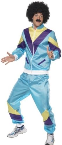 Smiffy's 1980s Scouser Shell Suit Costume - Large