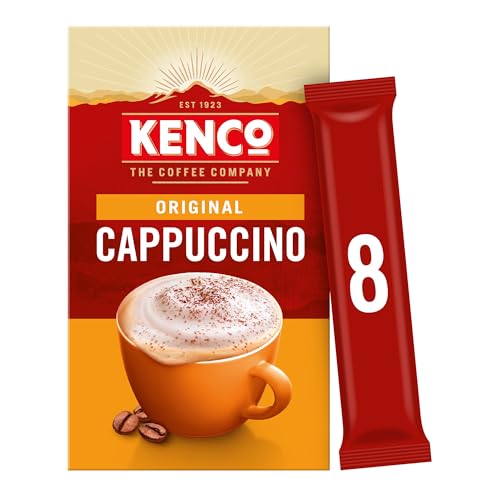 Kenco - Cappuccino Instant Coffee Sachets (Pack of 5, 40 Sachets, 592g) 5