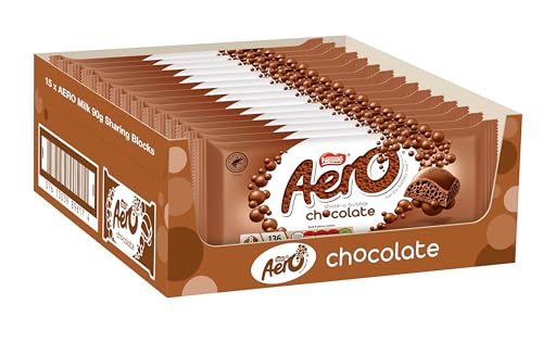 Aero Bubbly Milk Chocolate Sharing Bars, 15 x 90 g 9
