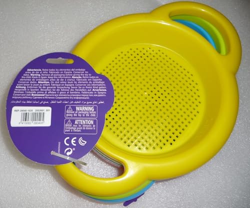 Miniland 4-Piece Special Sieve Set - Flexible Sand & Snow Playset for Toddlers 2