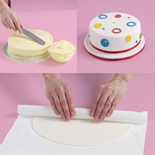Renshaw - Ready Rolled Fabulous Fondant Icing Disc for 8" Cake - White, 450 g
