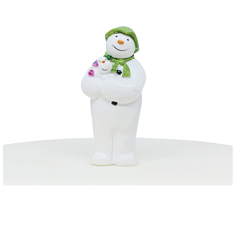 The Snowman™ and The Snowdog Cake Topper - Hand-Painted Resin Figurine for Christmas Cakes 5