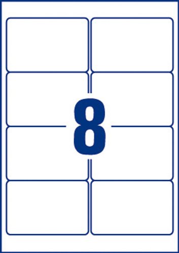 AVERY L4745REV-25 Removable Printer Labels - 8 Labels/Sheet, White, FSC Certified | 96 x 63.5 mm 2