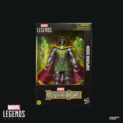 Marvel Press Marvel Legends Emperor Doom Action Figure | 6-Inch Scale | 20+ Points of Articulation 10