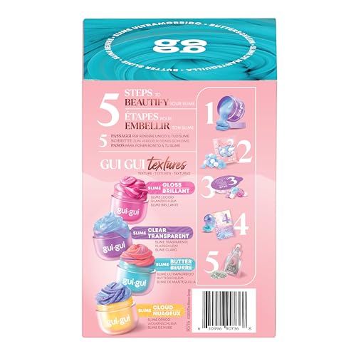 Gui Gui Cloud Slime - Create & Collect Scented Slime with 4 Textures (Gloss, Clear, Butter, Cloud)