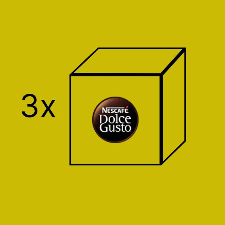 NESCAFÉ Dolce Gusto Cappuccino Coffee Pods - 45 Capsules (3 Boxes of 30 Pods, Makes 45 Cappuccinos)