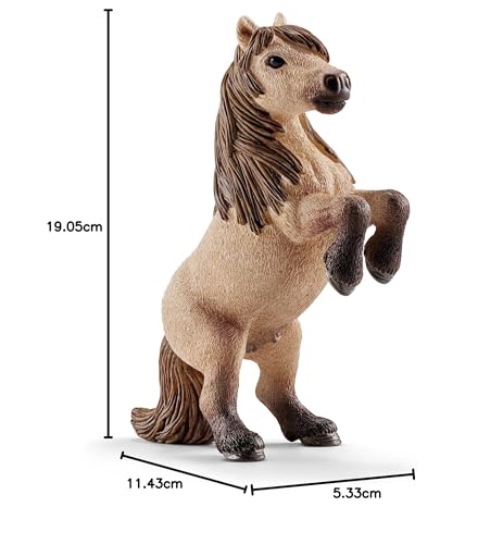 SCHLEICH Miniature Shetland Pony Family Playset - 8-Piece Horse Toy Set for Kids 3+ 10