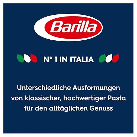 Barilla Fusilli Pasta - Authentic Italian Durum Wheat Semolina | 500g Pack 3