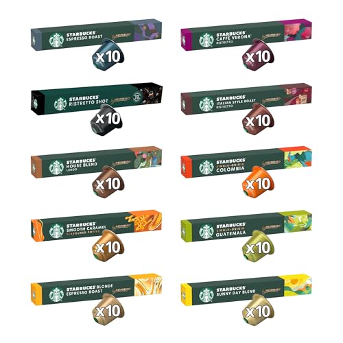 STARBUCKS - Discovery Variety Pack by Nespresso Coffee Capsules 5