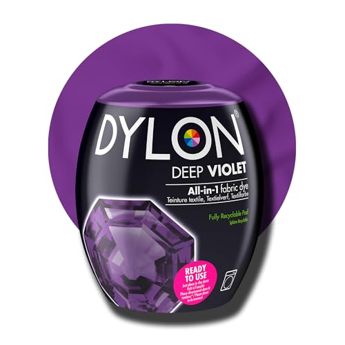 DYLON Washing Machine Fabric Dye Pod - Deep Violet, 350g 13