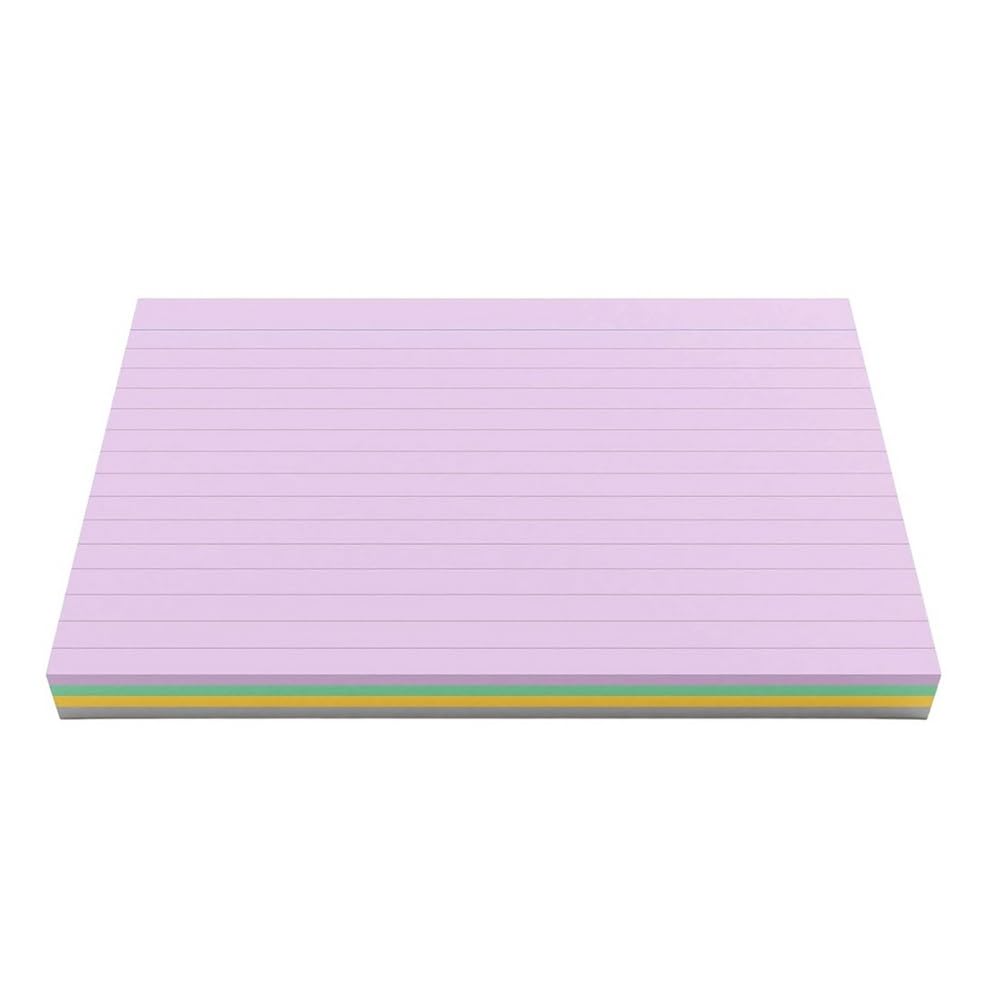 Silvine A6 Lined Index Cards - 100 Cards, Assorted Colours | 6x4 Size 1