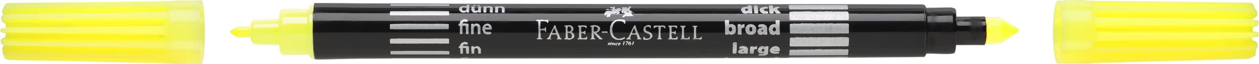 Faber-Castell Double-Ended Colour Felt Tip Pens - 20 Vibrant Colours | Dual Tip | Water-Based Ink 2