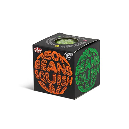 Scrunchems Neon Beans Squish Ball - Squishy Fidget Toy for Stress Relief 2