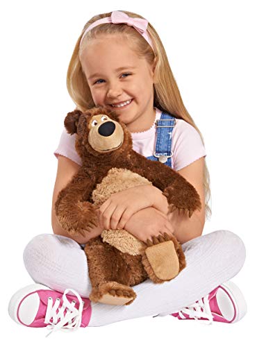 Masha & The Bear 43cm Soft Plush Bear - Official Licensed Toy for Ages 3+
