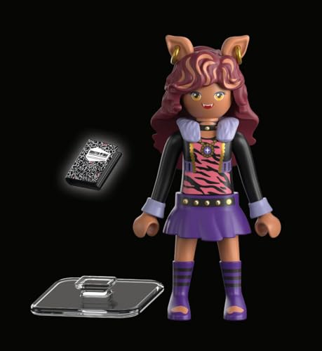 Playmobil Monster High Clawdeen Wolf Play Figure Set - 10-Piece Collectible with Interchangeable Parts, Ages 4+ 3