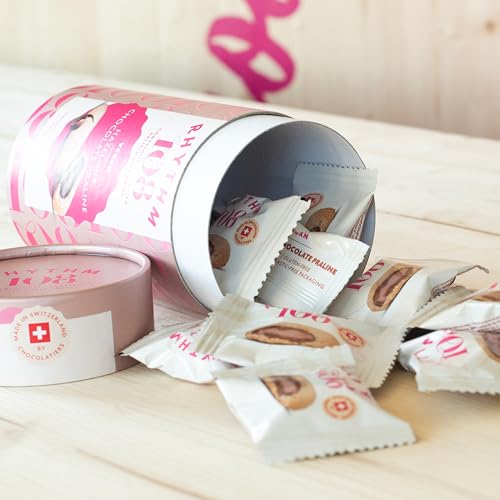 Rhythm 108 Swiss Vegan Hazelnut Chocolate Praline Biscuit Gift Tube 195g 3