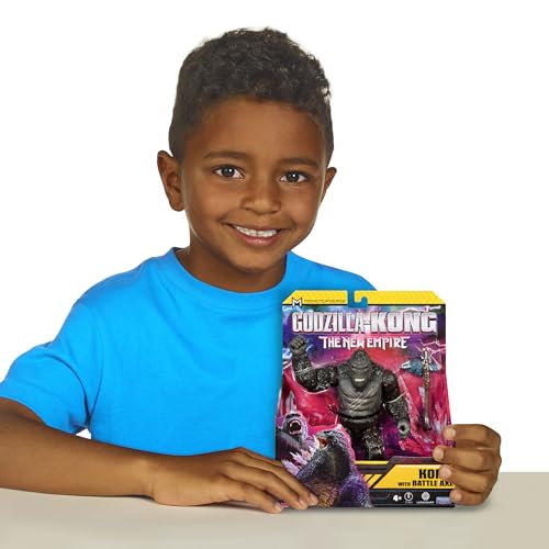 MonsterVerse Godzilla x Kong Battle Scarred Kong 6-Inch Action Figure with Battle Axe | Ages 4+ 3