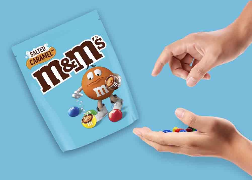 M&amp;Ms Salted Caramel Schokoladenbeutel, 102 g 4