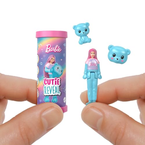 Barbie Mini Barbie Land 5er-Pack Pop Reveal-Puppen – 1,5 Zoll große Sammlerpuppen für Kinder ab 4 Jahren 10