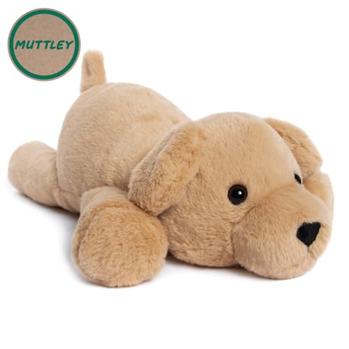 Lesser & Pavey RPET Pals Muttley Laying Dog Teddy for Kids 0-6 Years 3