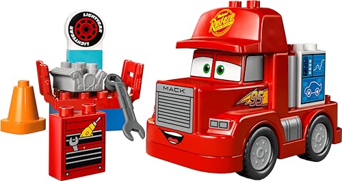 LEGO DUPLO Disney and Pixar’s Cars Mack at the Race Set - Building Toy for Toddlers 2+ 9